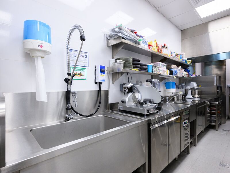 Commercial kitchen equipment maintained by Cleresdyne, Dubai